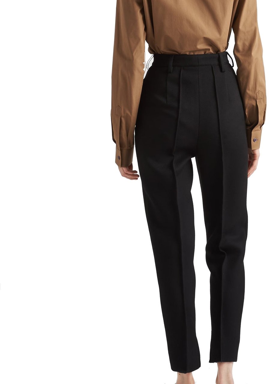 Prada Wool Pants Zwart