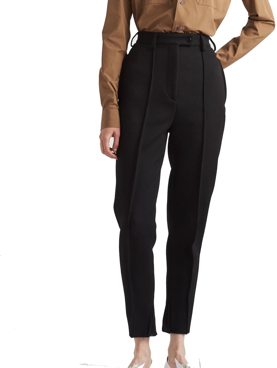 Prada Wool Pants Zwart
