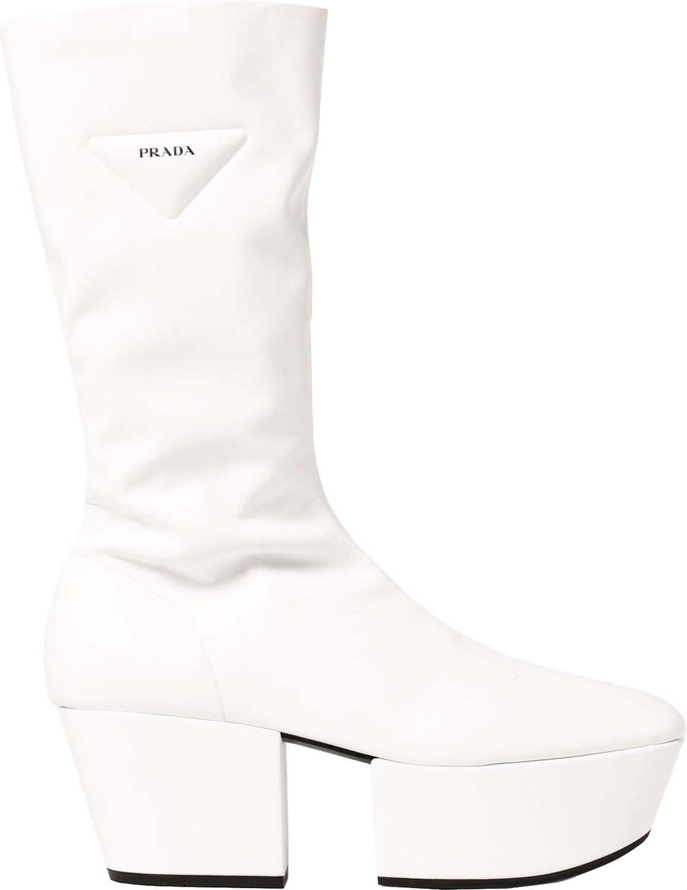 Prada Platform Pull On Boots Wit