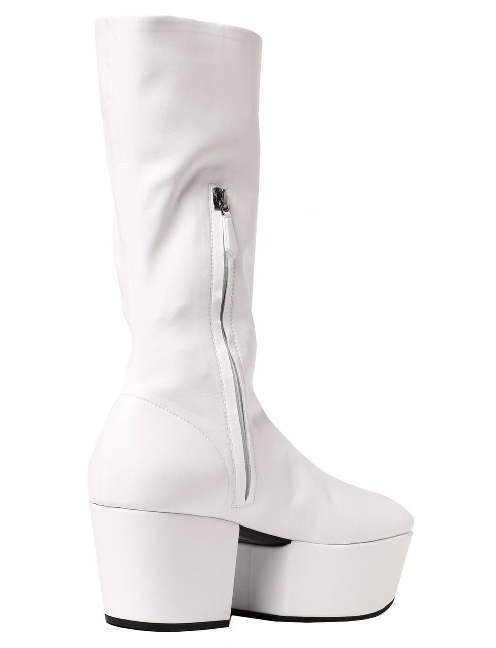 Prada Platform Pull On Boots Wit
