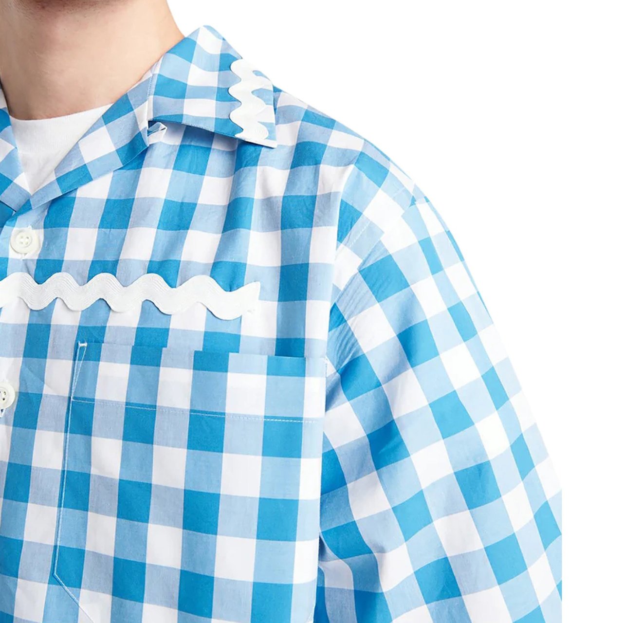 Prada Checked Cotton Shirt Divers
