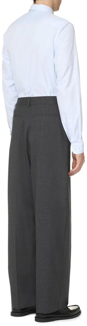 Prada Oxford Cotton Shirt Blauw