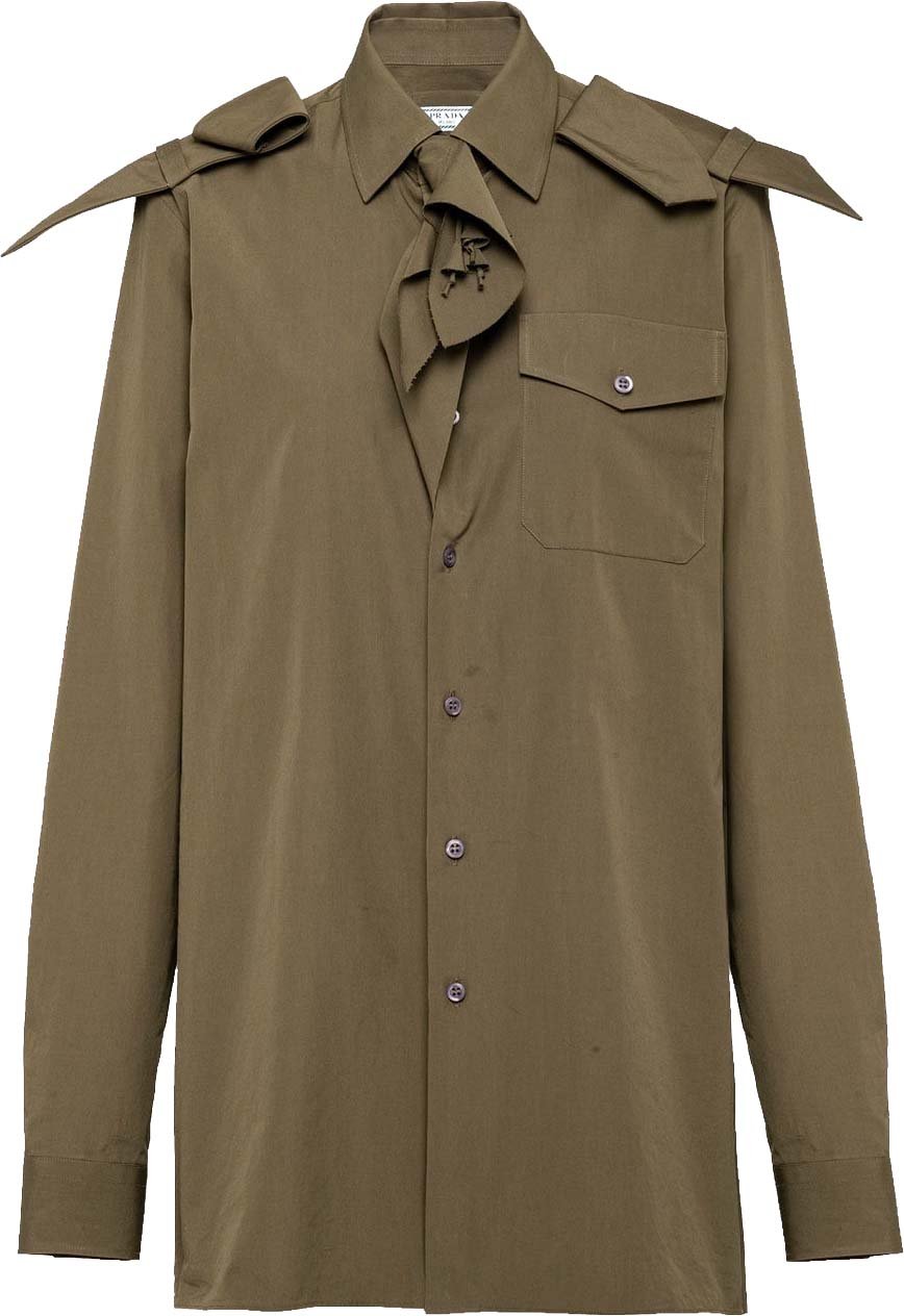Prada Cotton Shirt Groen