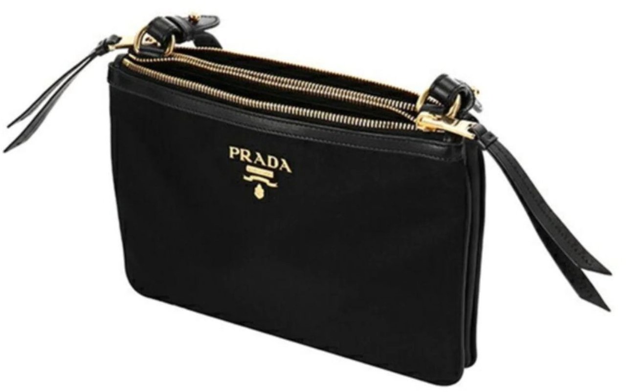 Prada Small Crossbody Bag Zwart