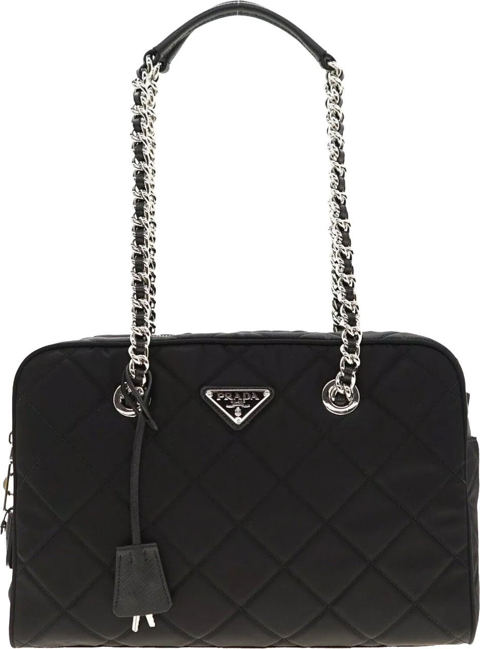 Prada Quilted Nylon Shoulder Bag Divers