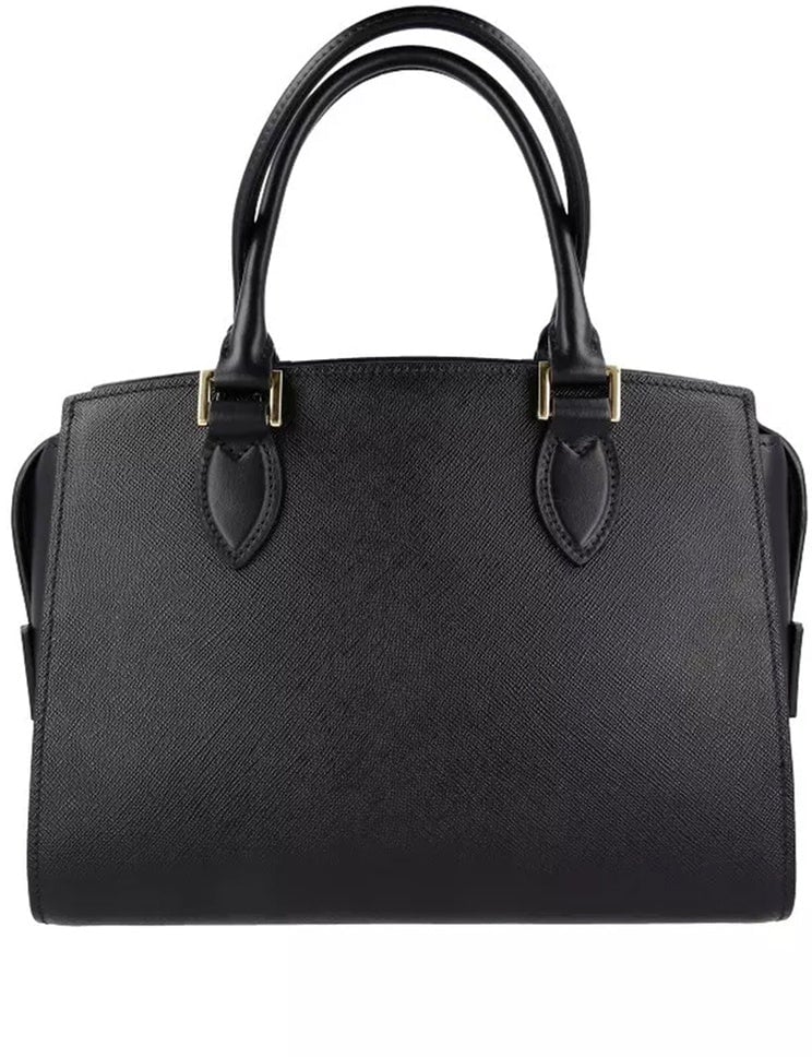 Prada Saffiano Leather Hand Bag Zwart