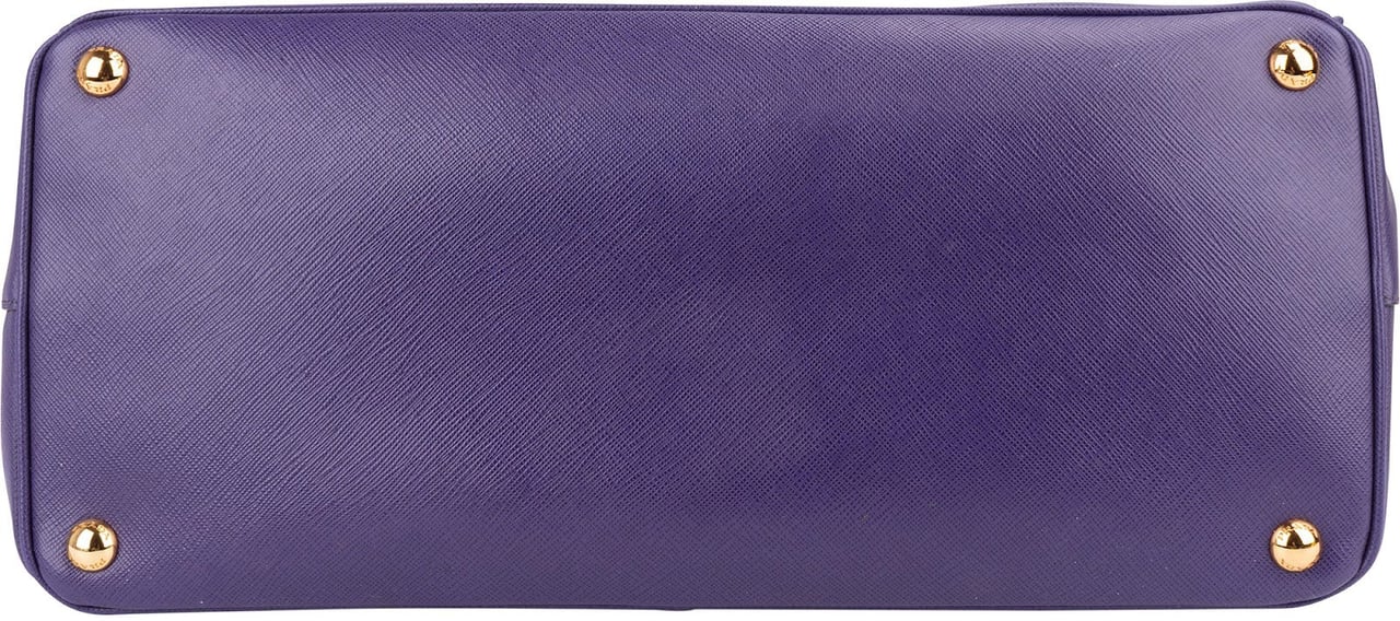 Prada Prada Saffiano Leather Lux Galleria Handbag Paars