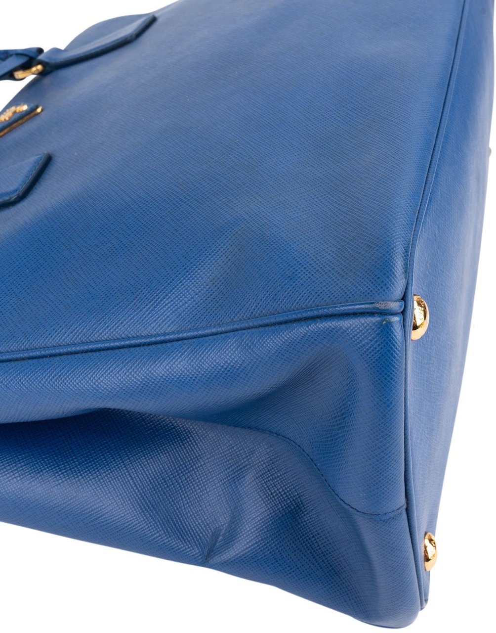 Prada Saffiano Leather Galleria Tote Handbag Blauw