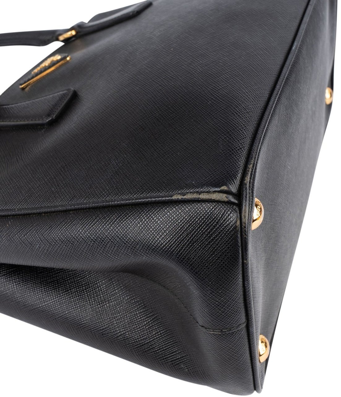 Prada Prada Black Saffiano Lux Galleria Handbag Zwart