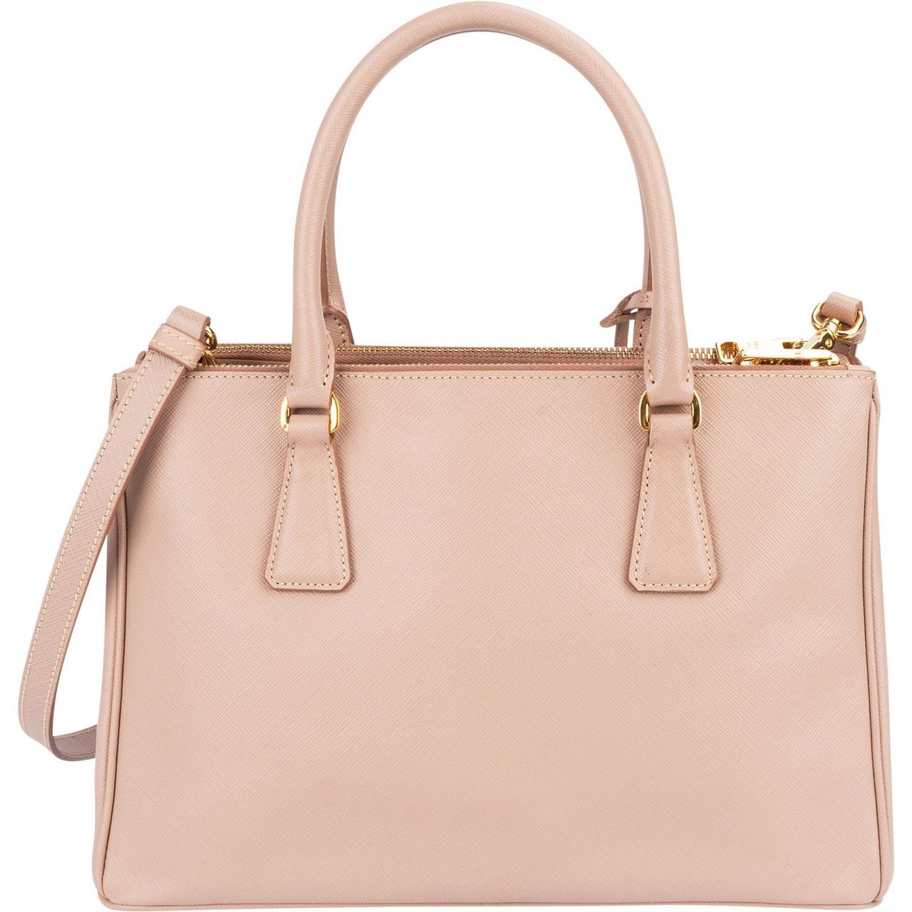 Prada Prada Saffiano Leather Galleria Handbag Rood