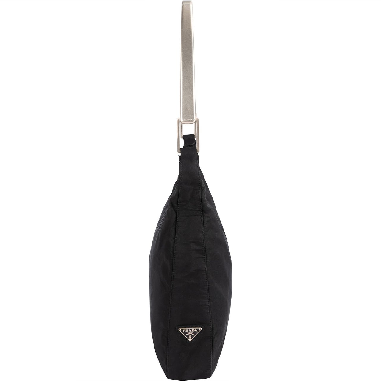 Prada Prada Tessuto Handle Triangle Shoulder Bag Zwart