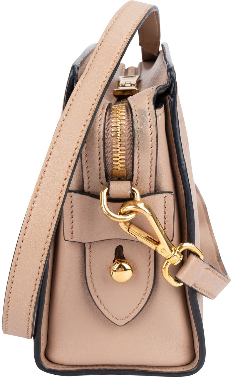 Prada Prada Saffiano Leather Camera Crossbody Bag Rood