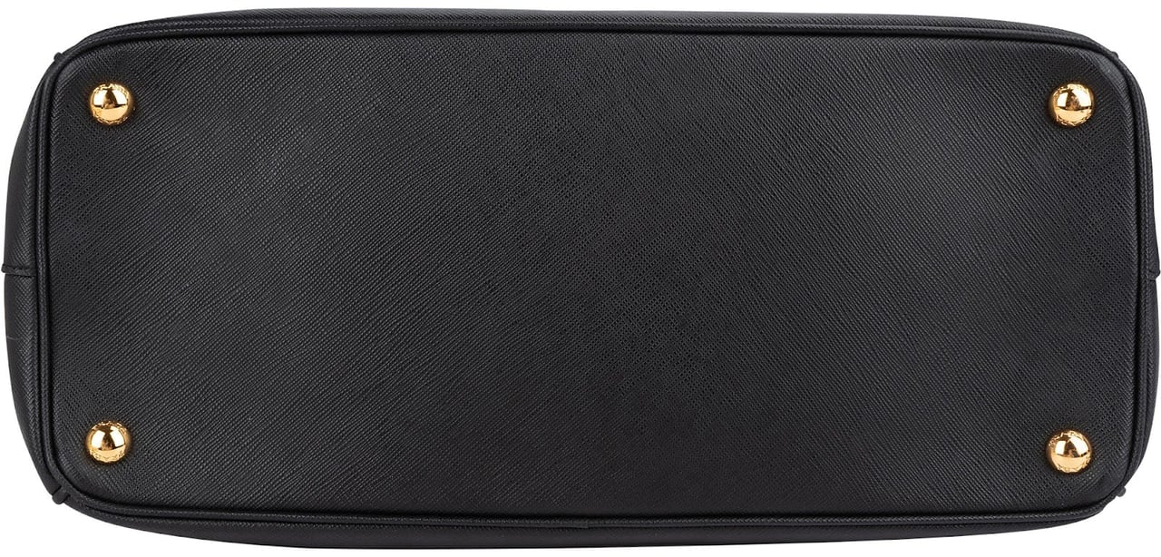 Prada Prada Saffiano Leather Galleria Handbag Zwart