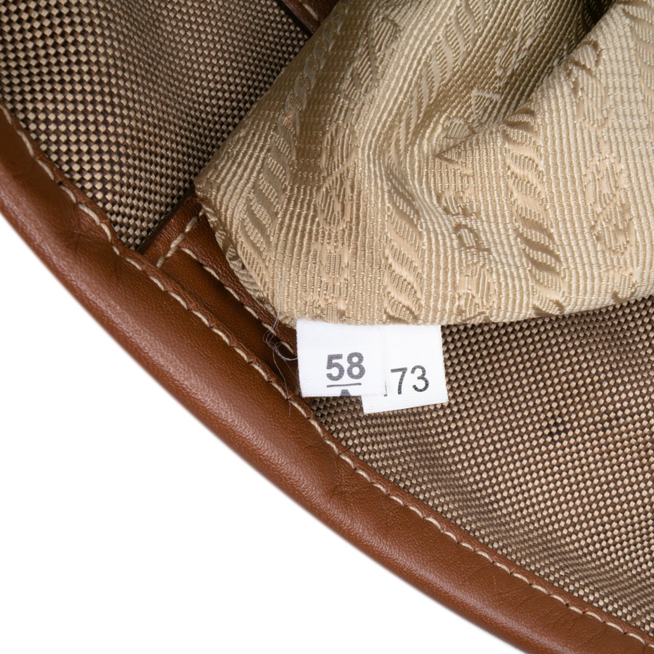 Prada Canvas Canapa Logo Satchel Bruin