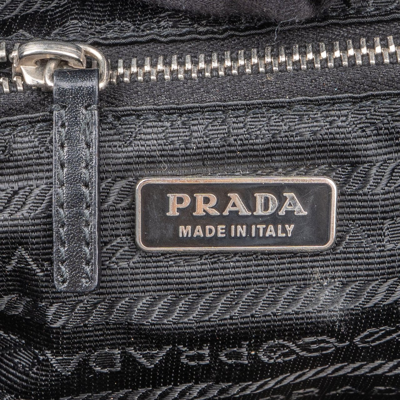Prada Prada Beige Nylon Triangle Handbag Divers