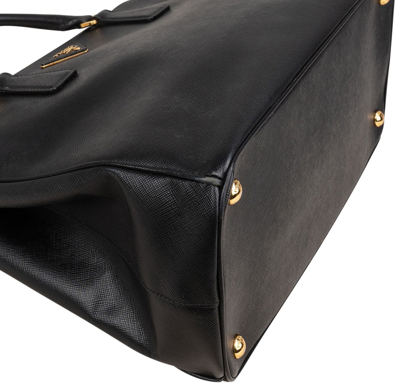 Prada Saffiano Leather Galleria Handbag Zwart
