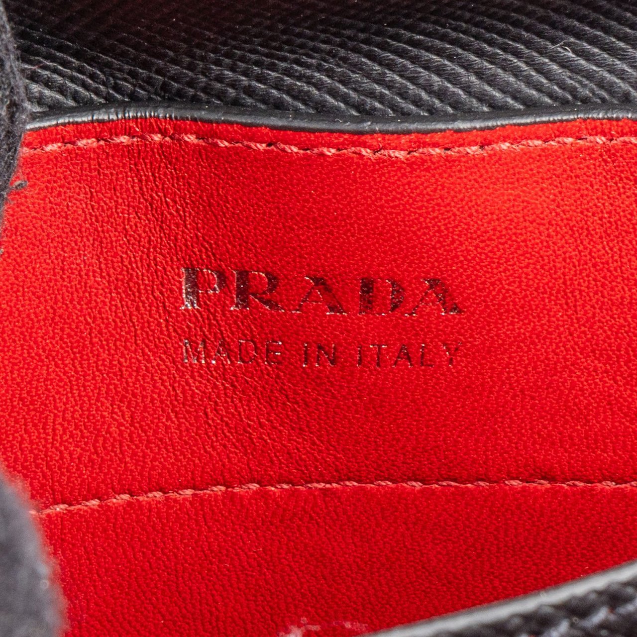 Prada Saffiano Leather Cuir Double Tote Handbag Zwart