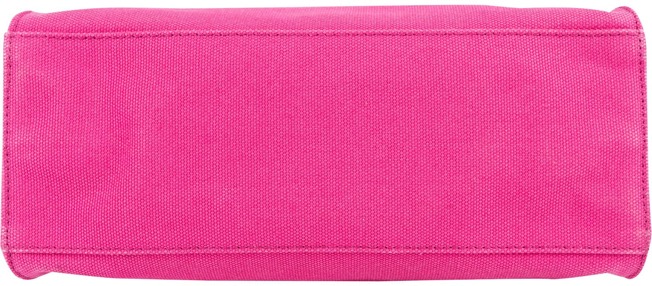Prada Canapa Cotton Triangle Pouch Bag Rood
