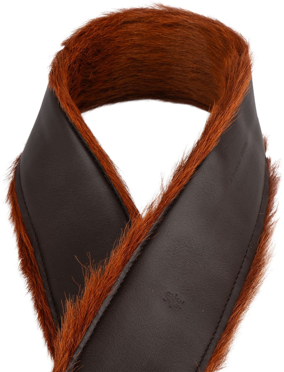 Prada Prada Cavallino Calf Hair Belt (34 / 85) Bruin