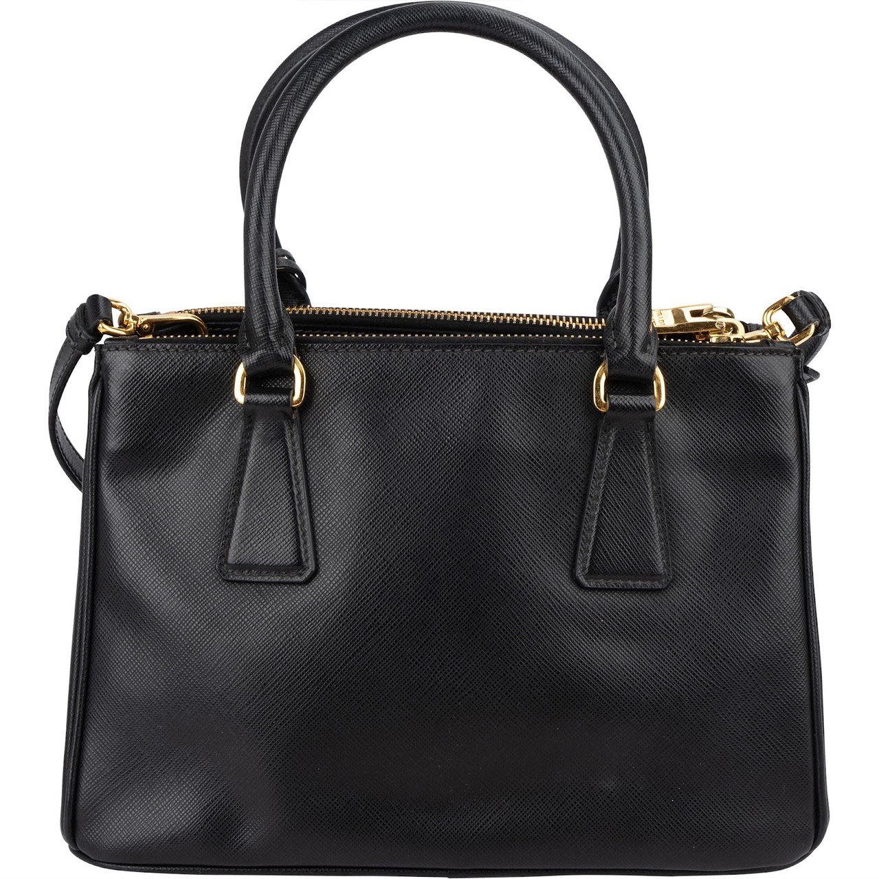 Prada Saffiano Leather Small Galleria Handbag Zwart