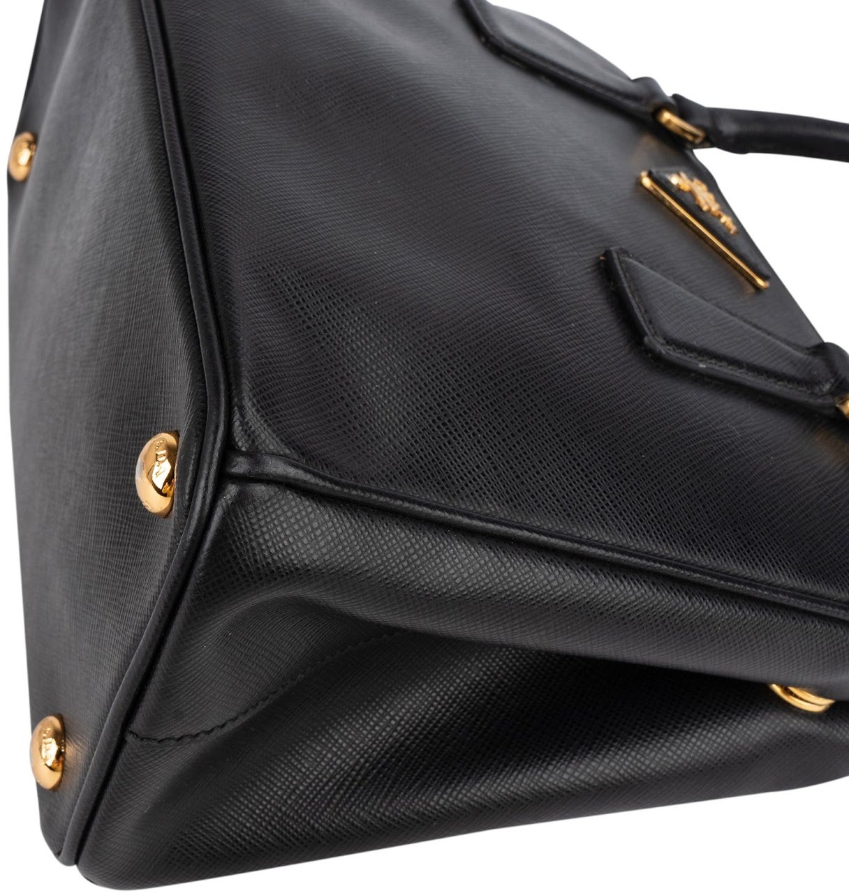 Prada Saffiano Leather Small Galleria Handbag Zwart