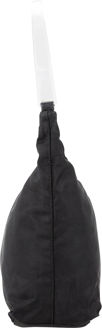 Prada Prada Triangle Transparent Handle Hobo Bag Divers
