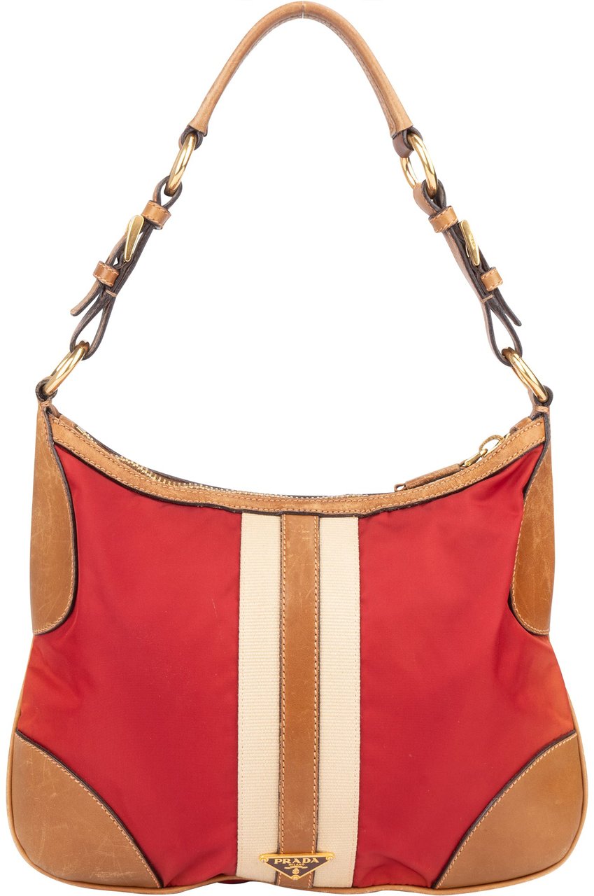 Prada Prada Triangle Luggage Handbag Divers