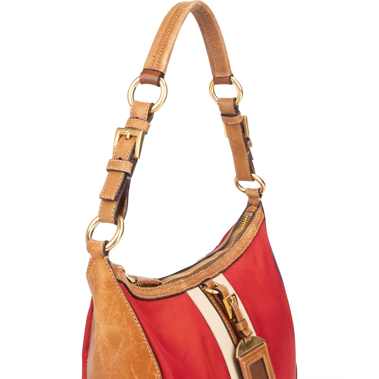 Prada Prada Triangle Luggage Handbag Divers