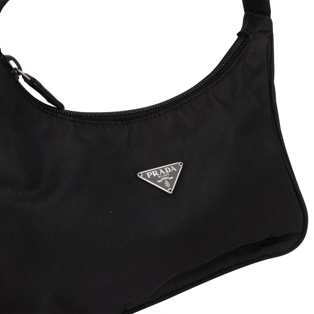 Prada Prada Black Nylon Triangle Vintage Re-Edition Handbag Divers