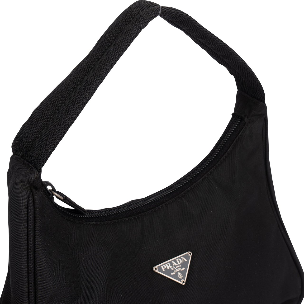 Prada Prada Black Nylon Triangle Vintage Re-Edition Handbag Divers