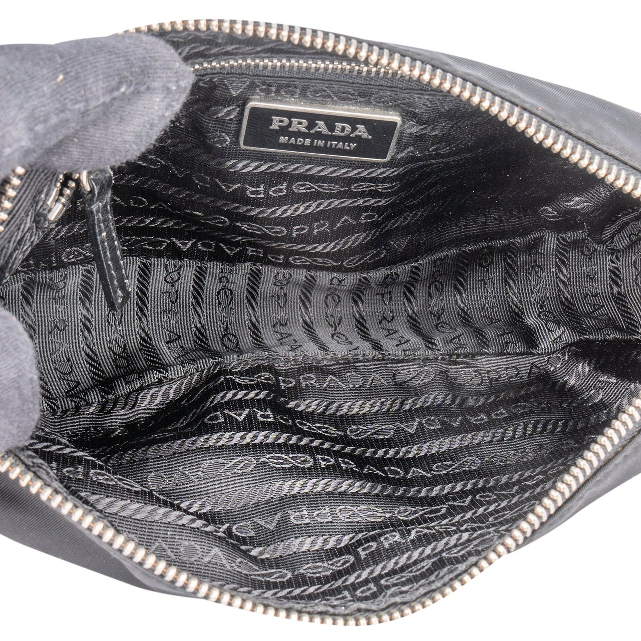 Prada Prada Triangle Mini Shoulder Bag Divers