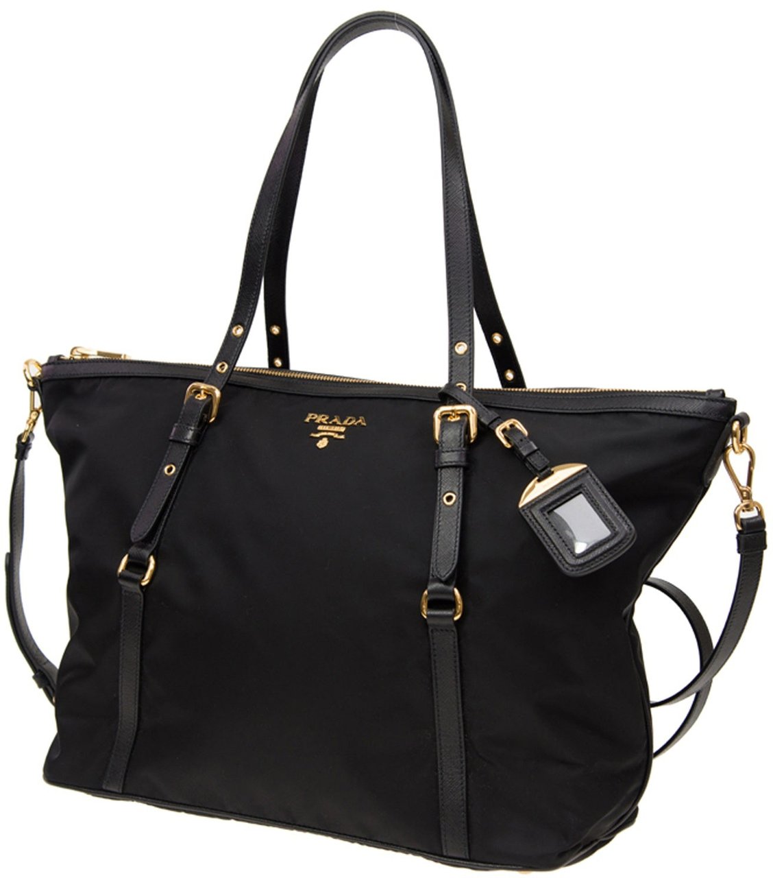 Prada Prada Gallery Pocono Tote Bag Zwart