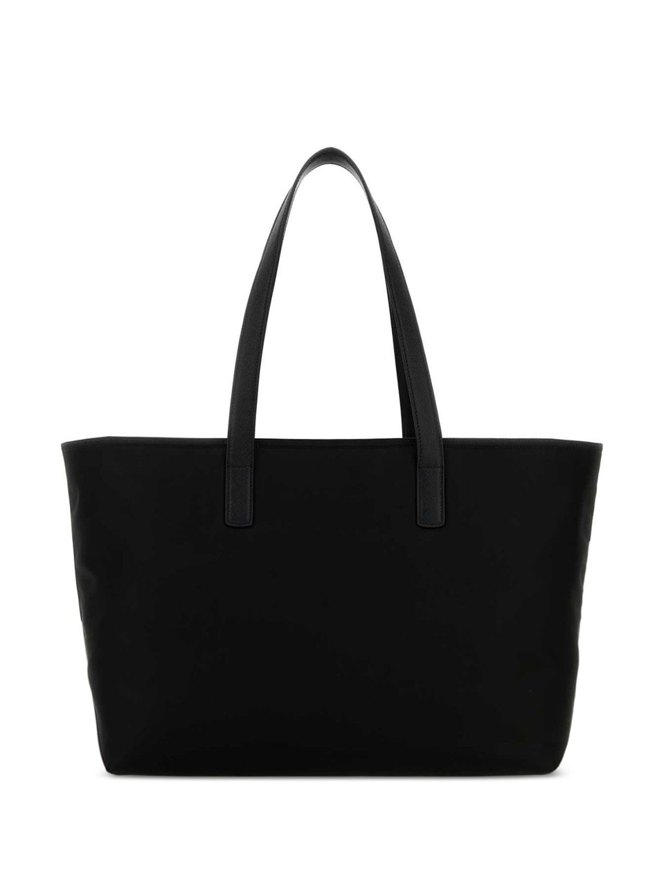 Prada Black Re-Nylon Minimalist Tote Bag Zwart