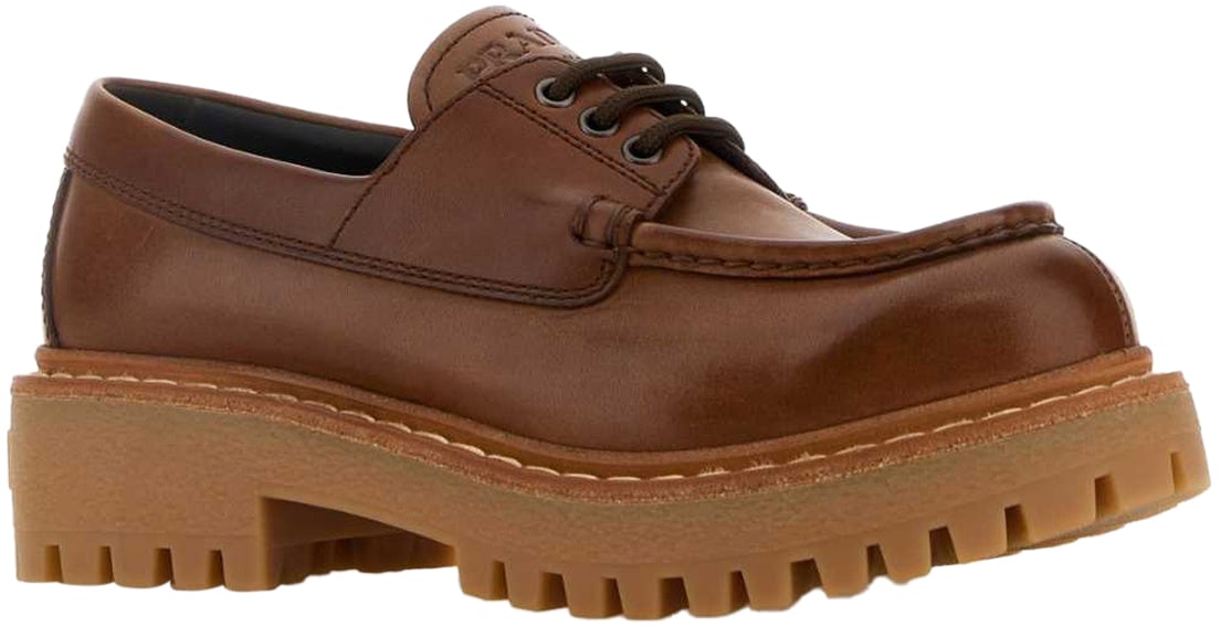 Prada Prada St. Moritz Derby Loafers Bruin