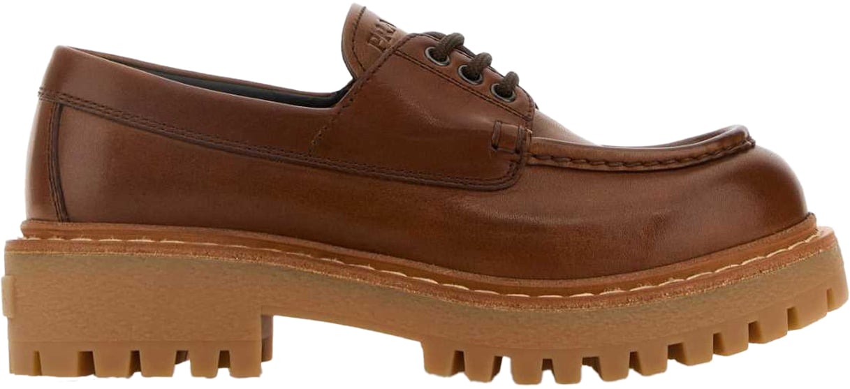 Prada Prada St. Moritz Derby Loafers Bruin