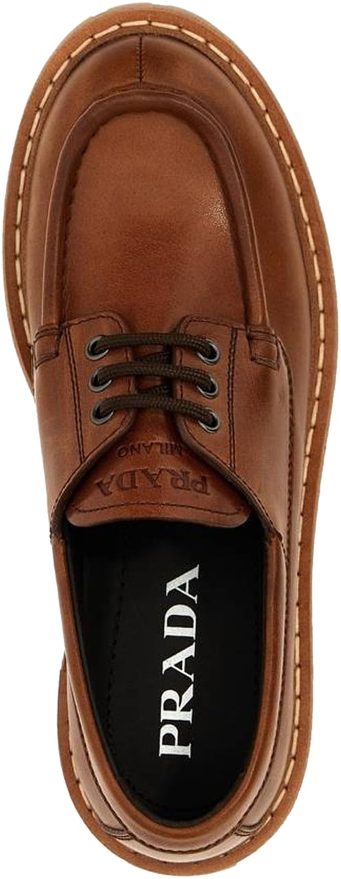 Prada Prada St. Moritz Derby Loafers Bruin