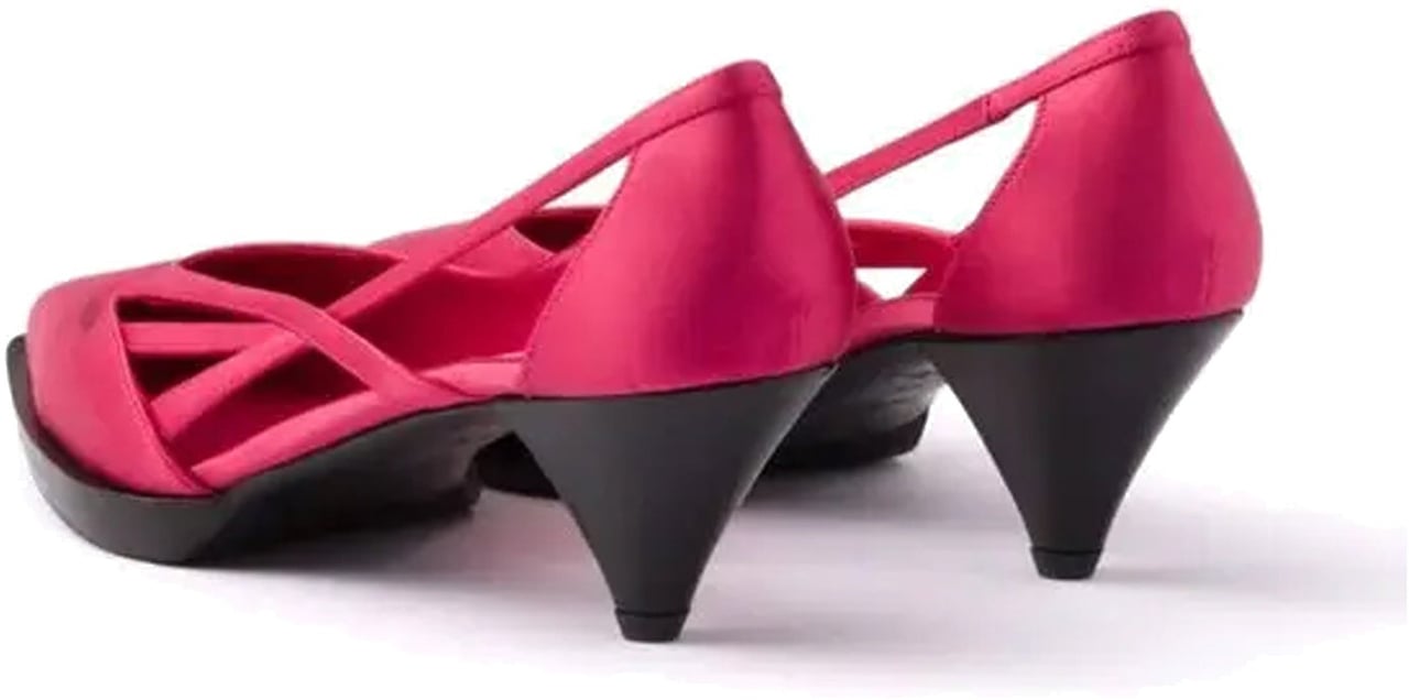 Prada Prada 55mm Satin Cut-Out Pumps Roze