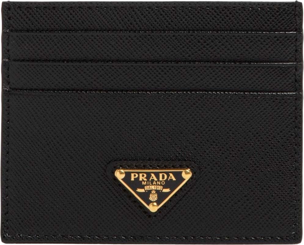 Prada Leather Card Holder Divers