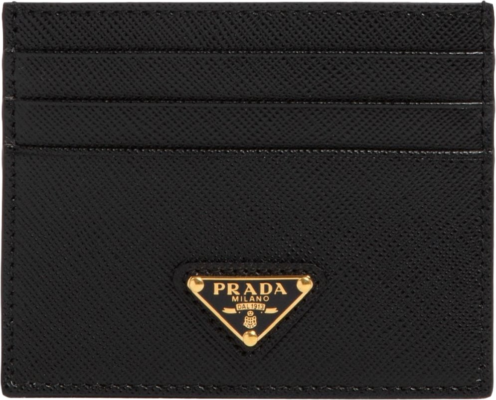 Prada Leather Card Holder Divers