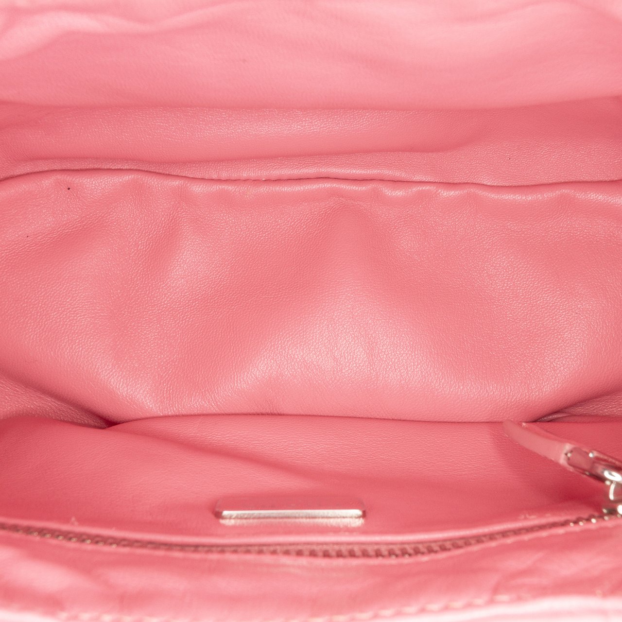 Prada Nappa Soft Padded Re Edition 2002 Moon Satchel Roze