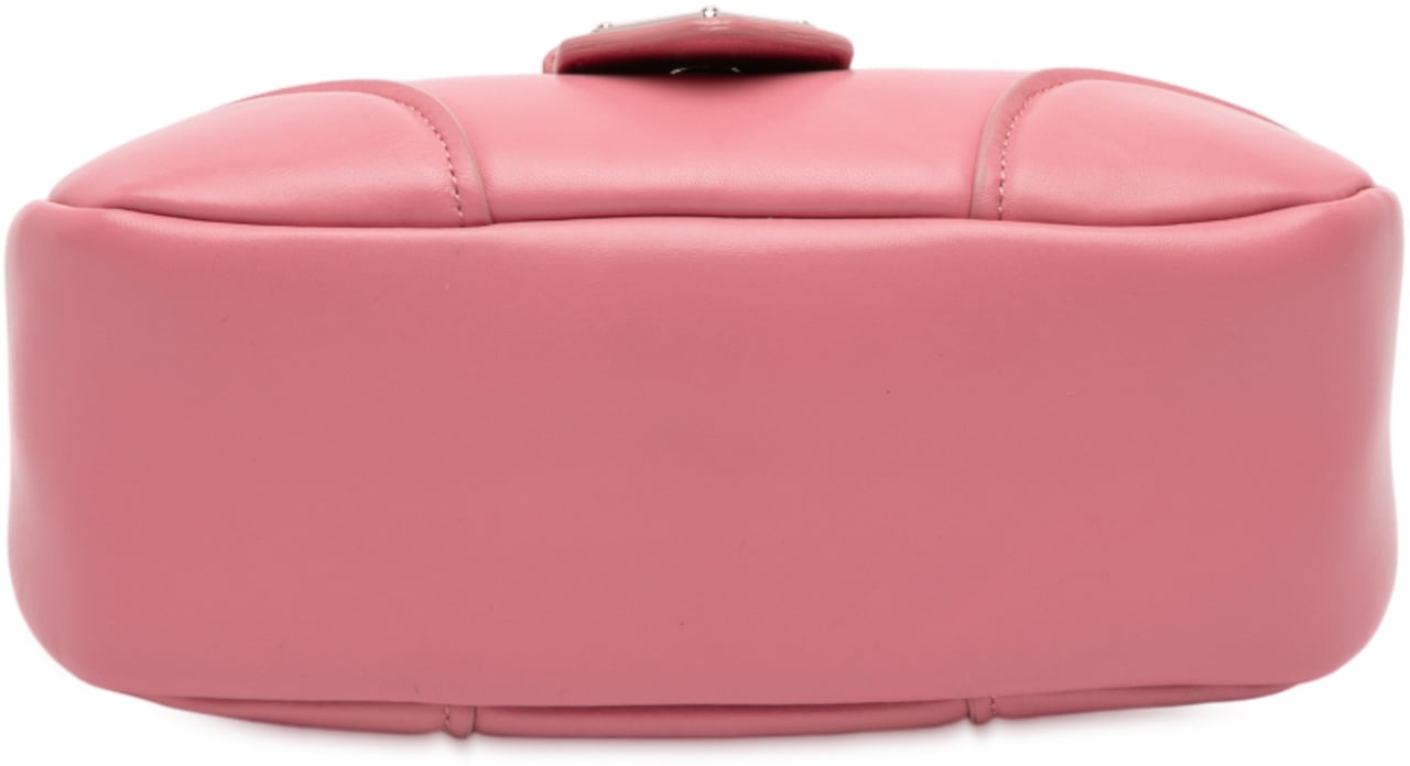 Prada Nappa Soft Padded Re Edition 2002 Moon Satchel Roze