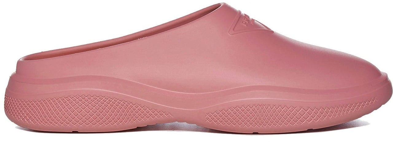 Prada Prada Mellow Rubber Mules Roze