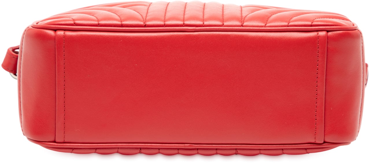 Prada Soft Calfskin Diagramme Camera Bag Rood