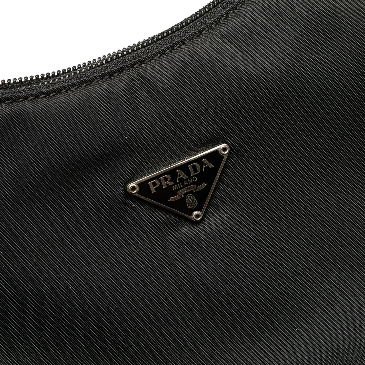 Prada Mini Tessuto Sport Shoulder Bag Zwart