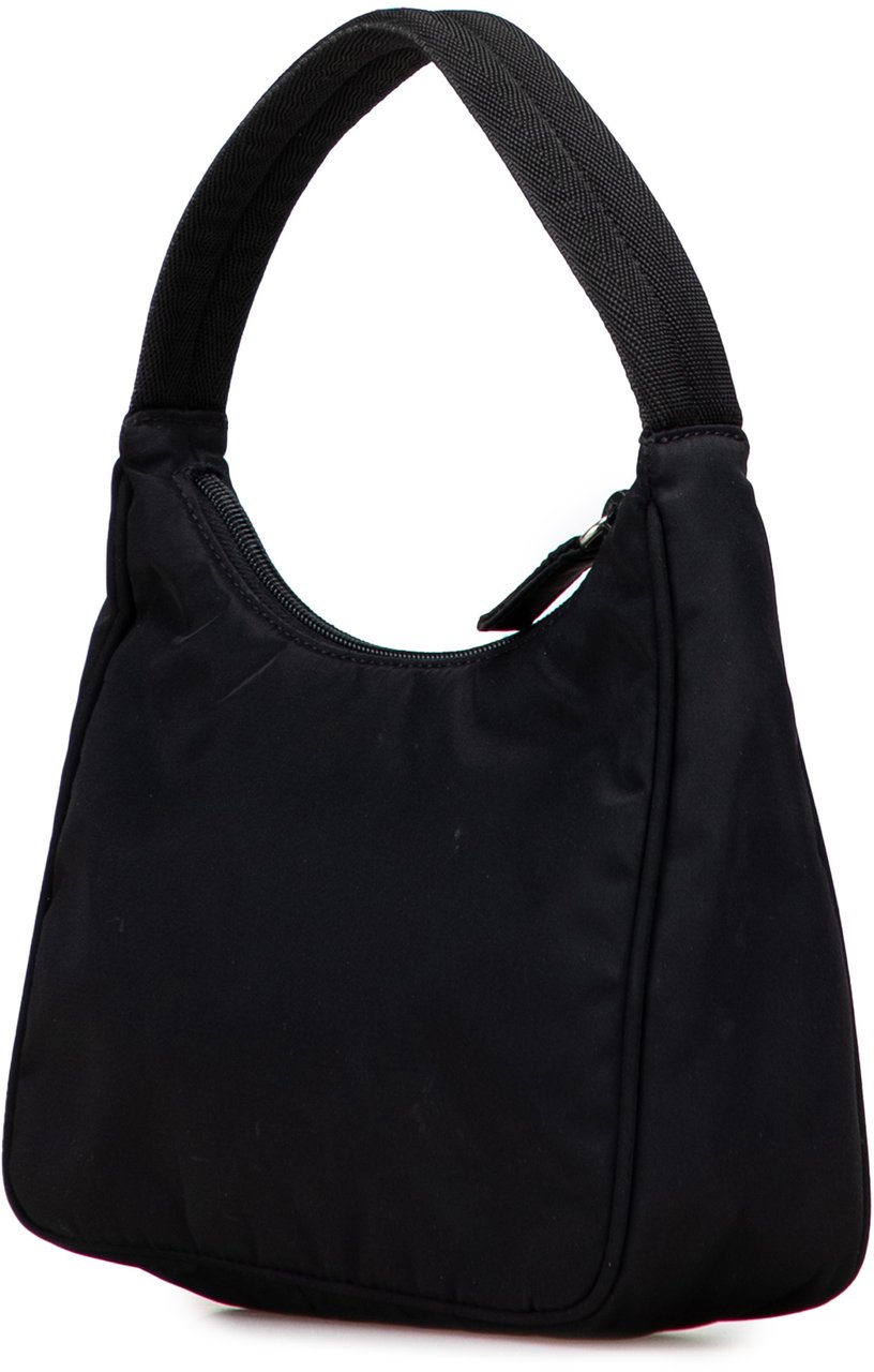 Prada Mini Tessuto Sport Shoulder Bag Zwart