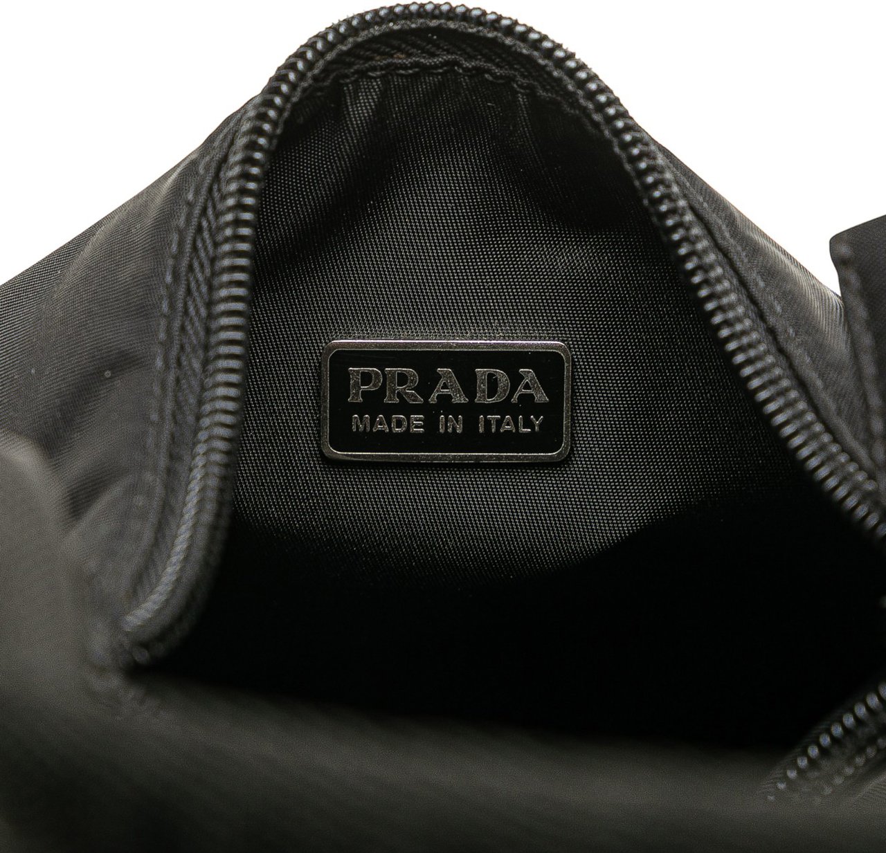 Prada Mini Tessuto Sport Shoulder Bag Zwart