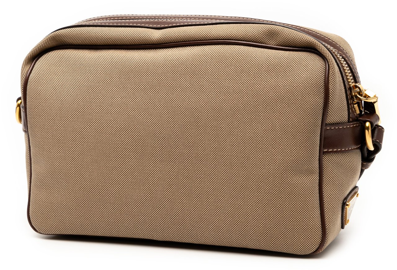 Prada Canvas Canapa Logo Crossbody Bruin