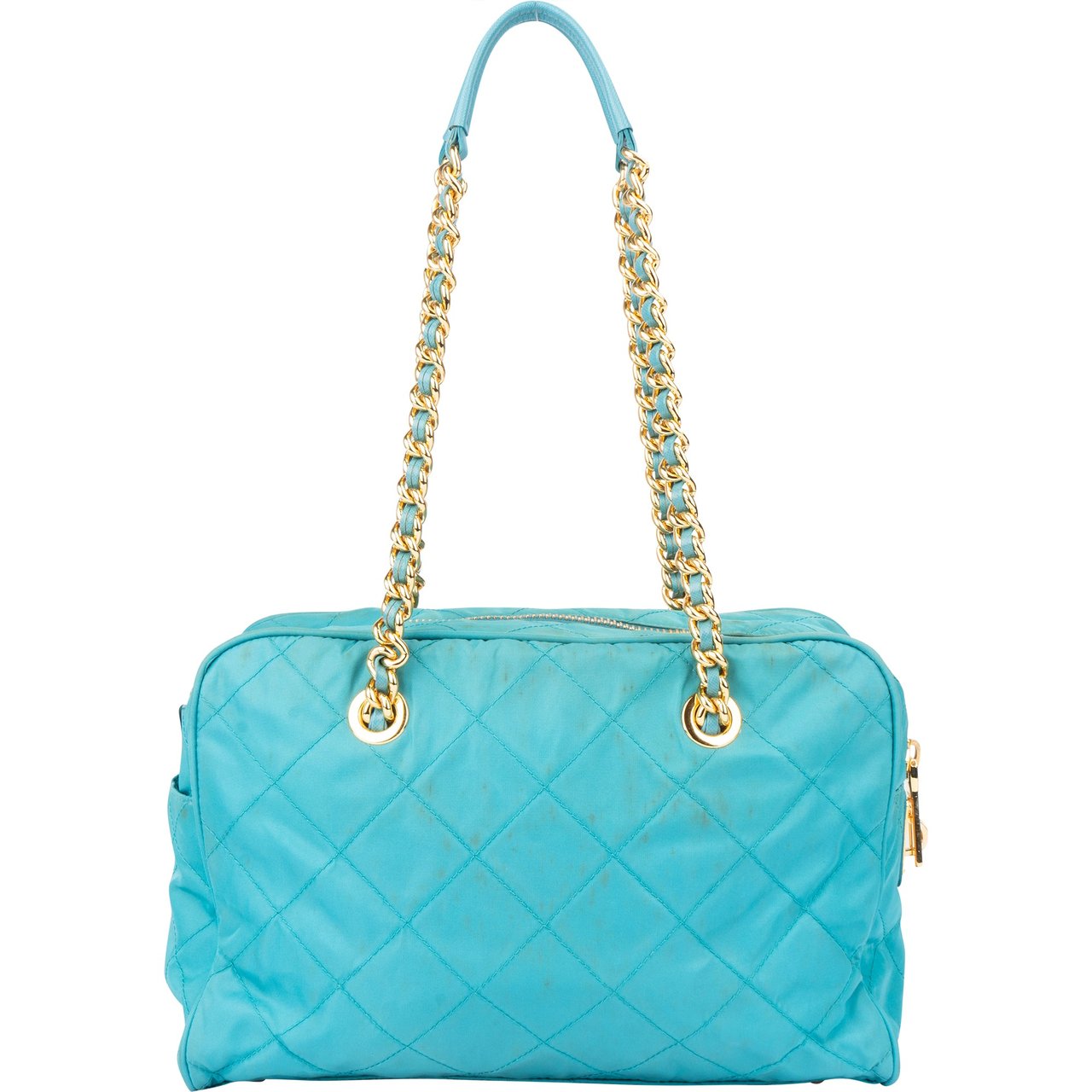 Prada Prada Quilted Nylon Chain Impunto Shoulder Bag Divers