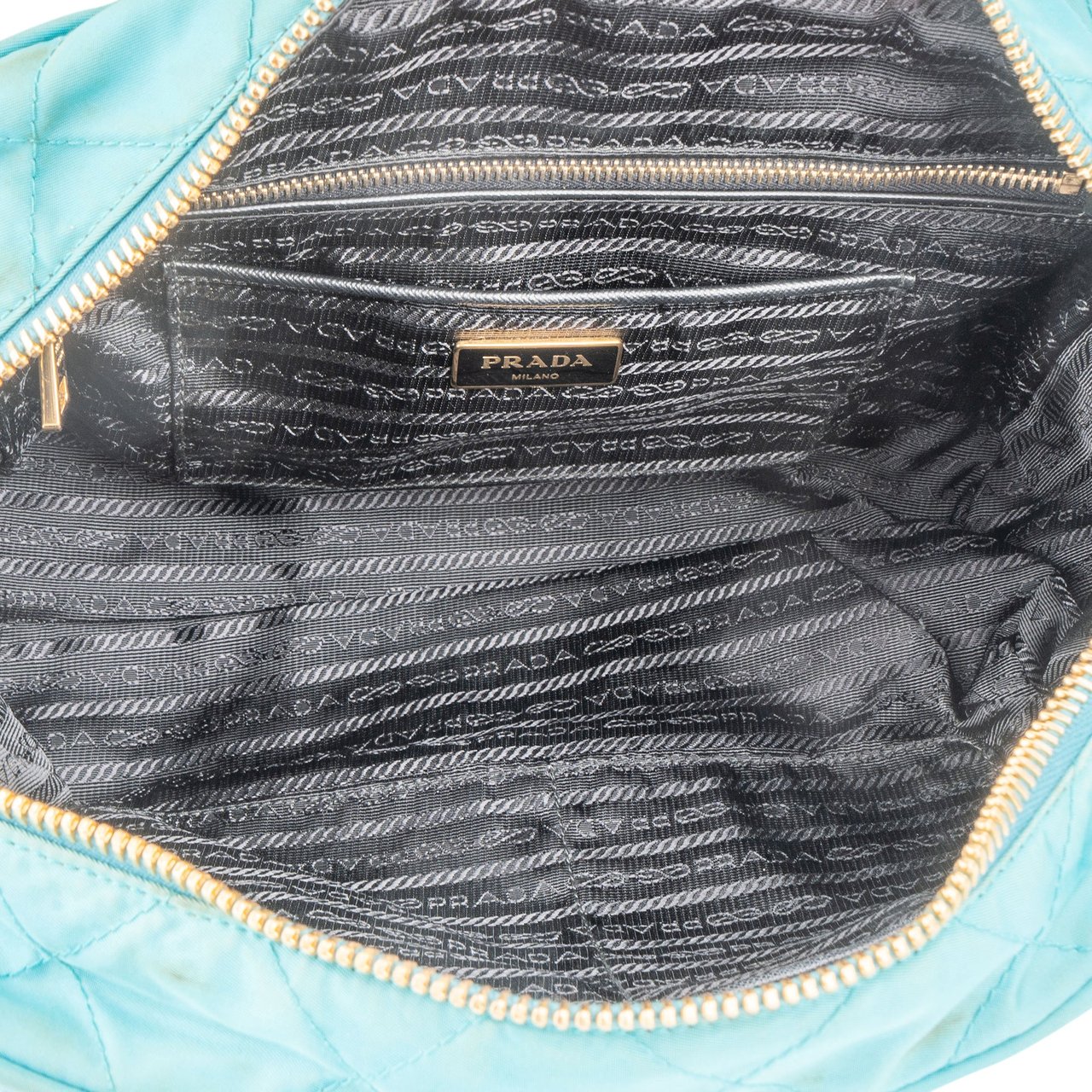 Prada Prada Quilted Nylon Chain Impunto Shoulder Bag Divers