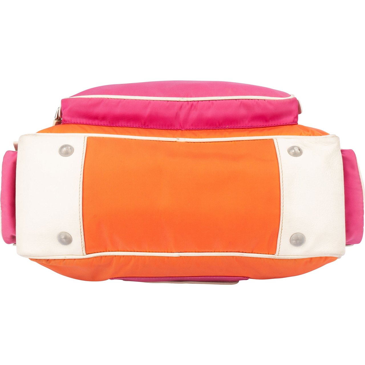 Prada Prada Tricolor Colorblock Nylon Handbag Divers